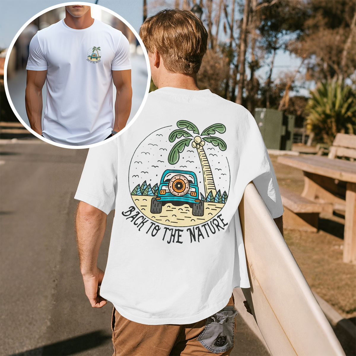 Nature Backing Adventure Graphic T-Shirt