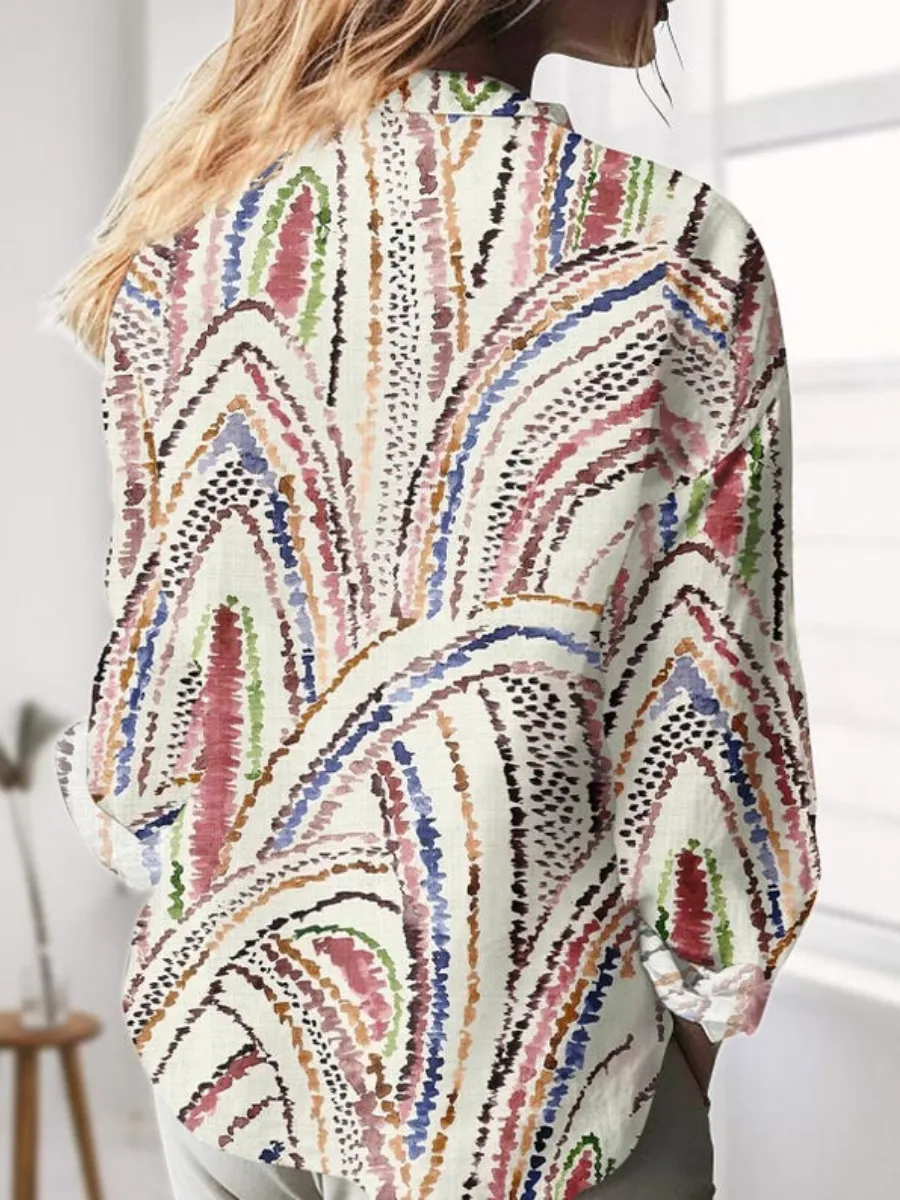 Abstract Stripe Shirt