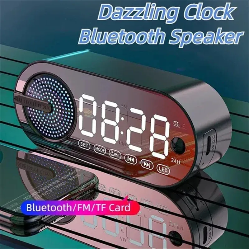 Bluetooth Portable Speaker Clock