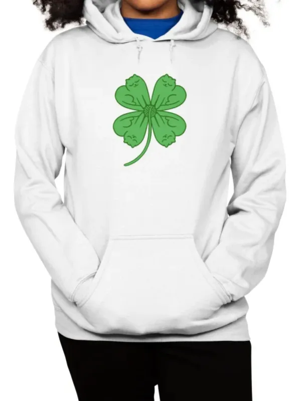 Cat Clover Hoodie