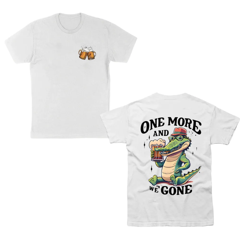 A Crocodile Drinking Beer T-shirts