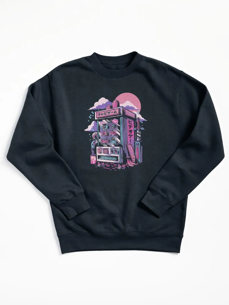Retro Gaming Machine Pullover Sweatshirt