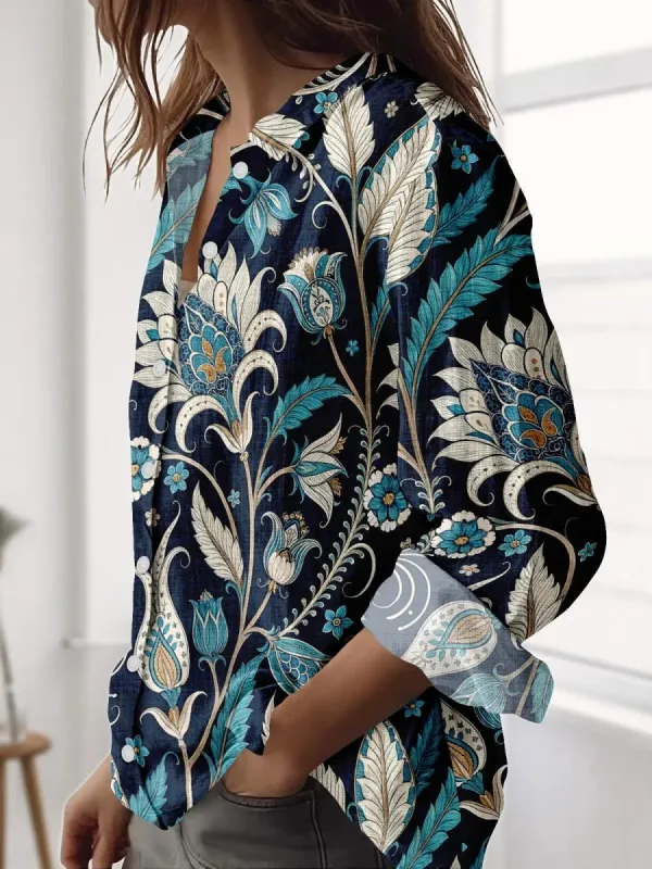 Artistic Floral Shirt