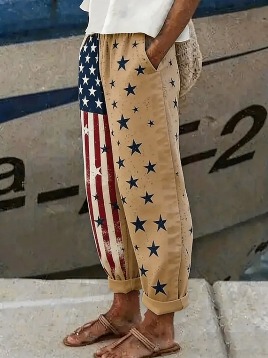 U.S. 250th Anniversary Linen Trousers