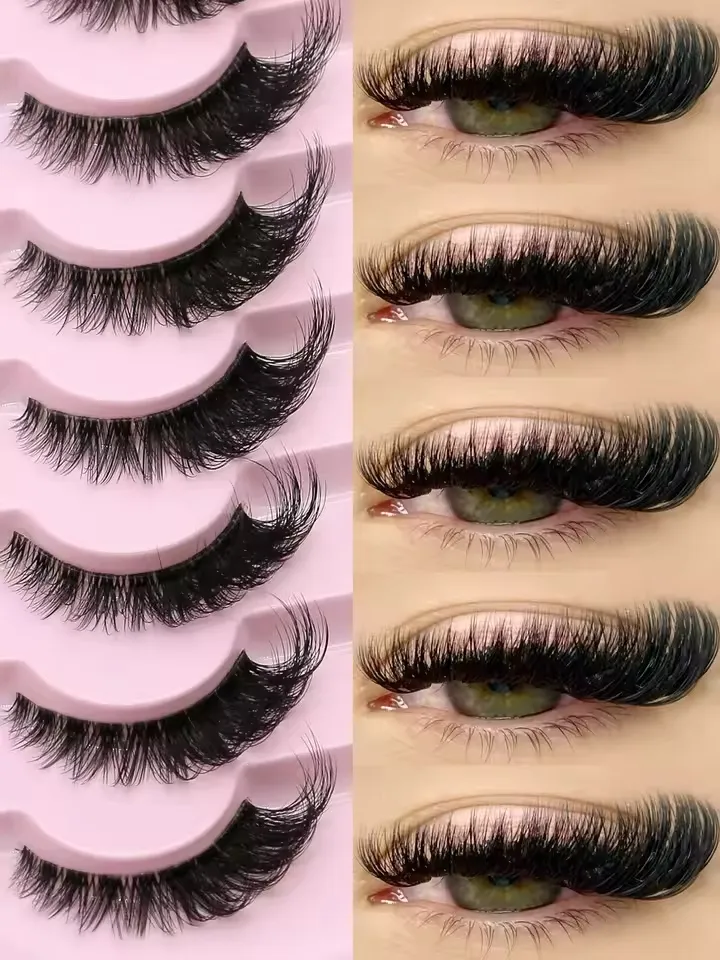 Features A Variety Of Styles And Versatile Black Thick False Eyelashes