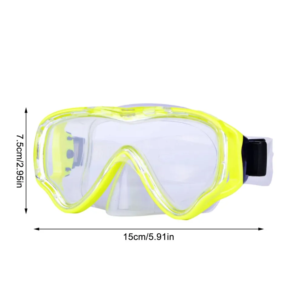 Anti-Fog Nose Strap Transparent Lens Waterproof Diving Mask