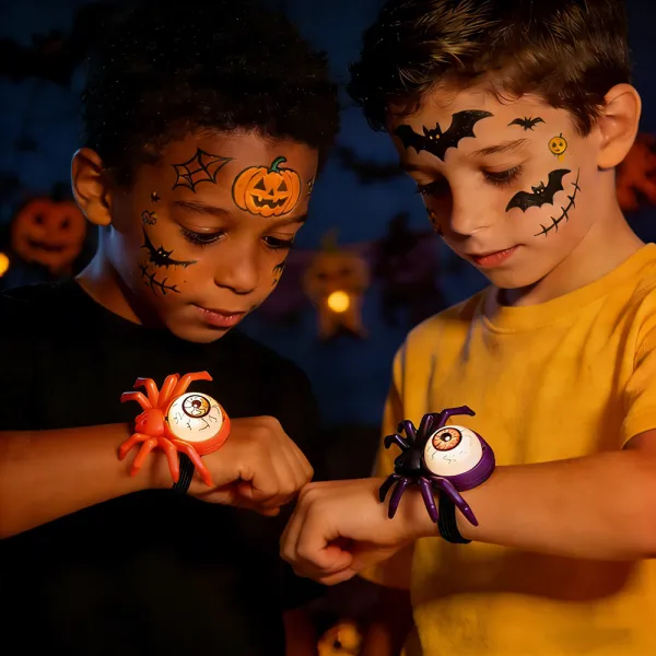 Halloween Halloween Glowing Light Spider Watch