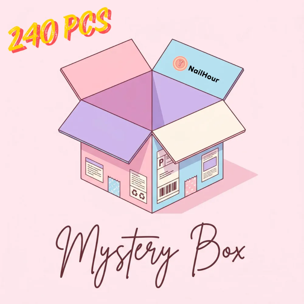 Nailhour 120Pcs Mystery Box