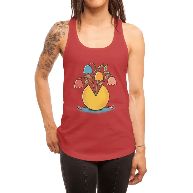 Retro Arcade Flowers Tank