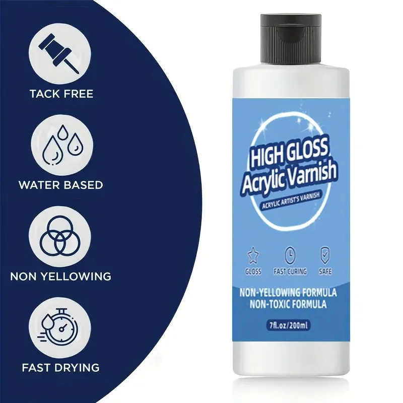High Gloss Acrylic Varnish for Painting