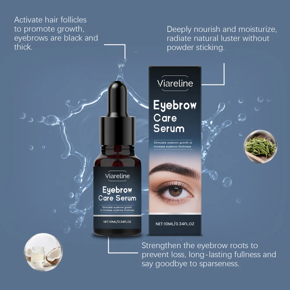 Viareline Eyebrow Care Essence - Gentle Nourishing, Natural, Beautiful, Long and Moisturizing Eyebrow Care Solution-$HT