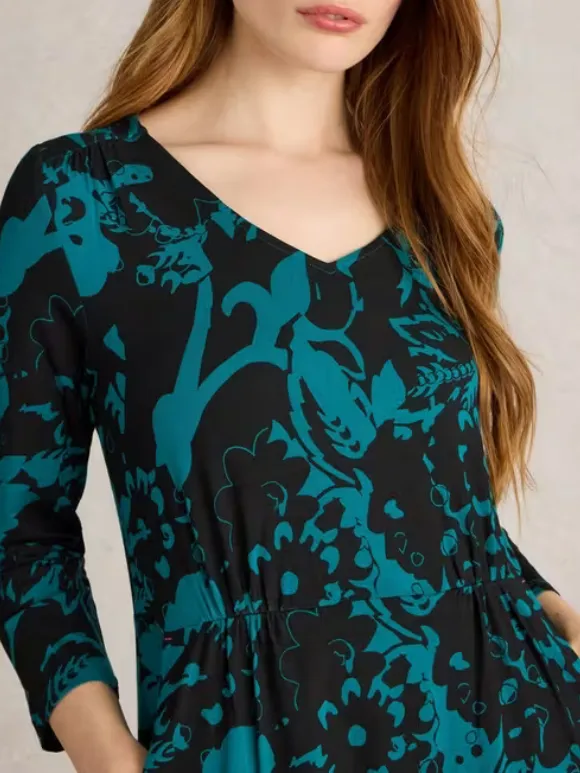 Jersey Knee Length Dress