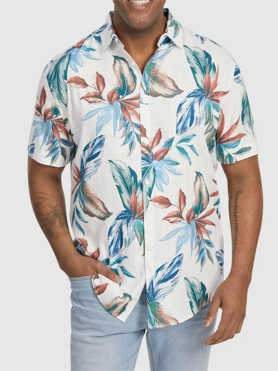 Printed Leisure Short-Sleeve Shirts