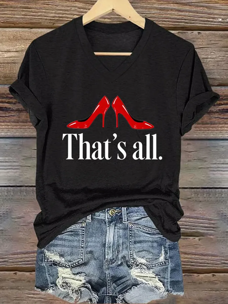 Women's Casual Print Short-Sleeve T-Shirt