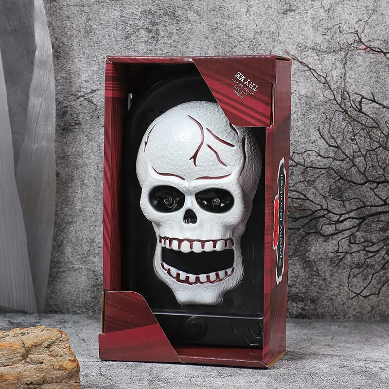 Halloween Pumpkin Skull Doorbell Decoration