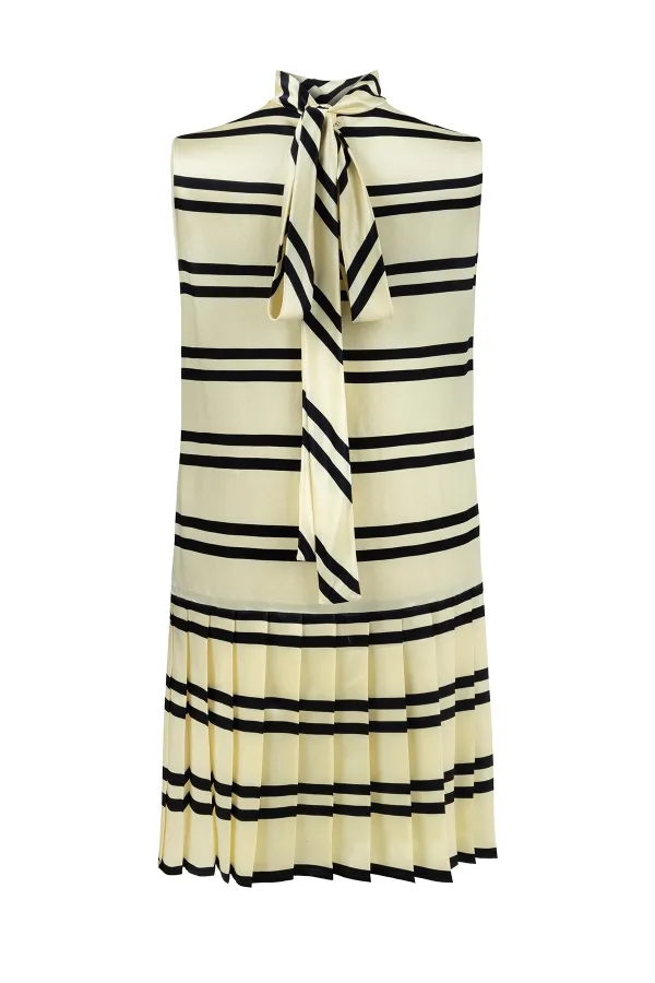Mini Dress-Striped