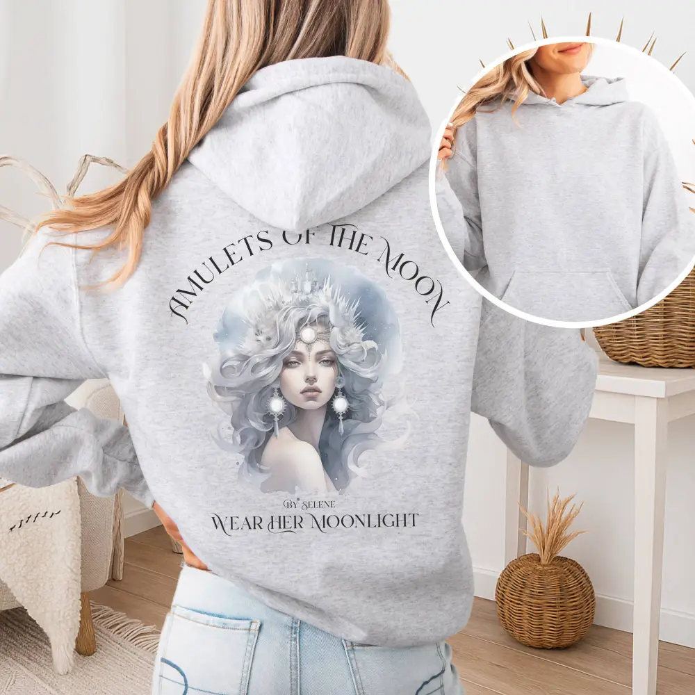 Moon Print Hoodie