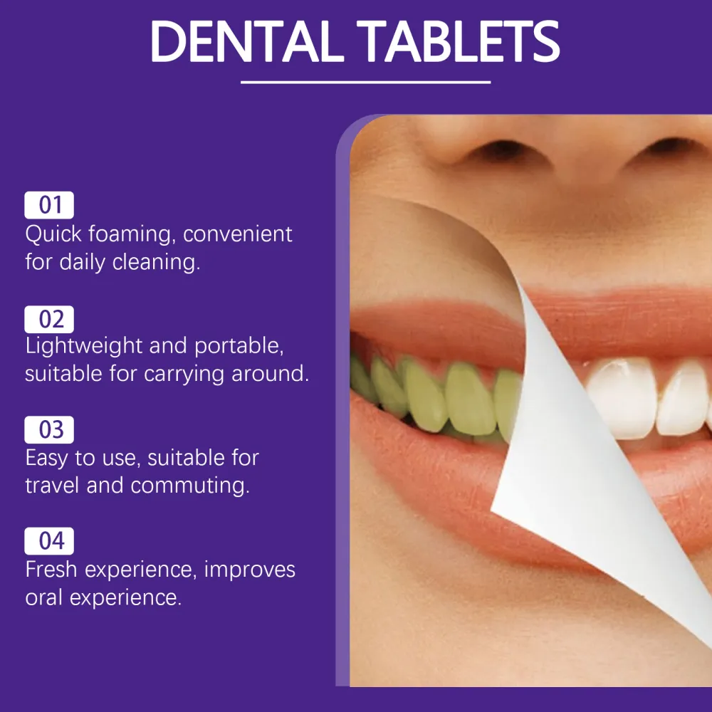 Fresh breath toothpaste tablets