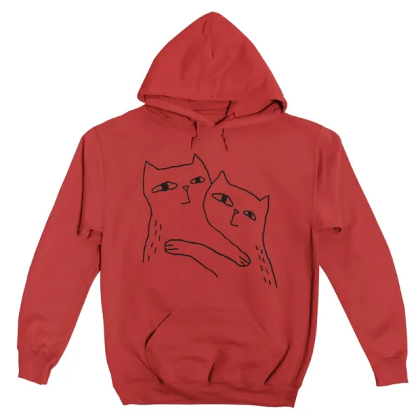Cat Love Pullover Hoodie