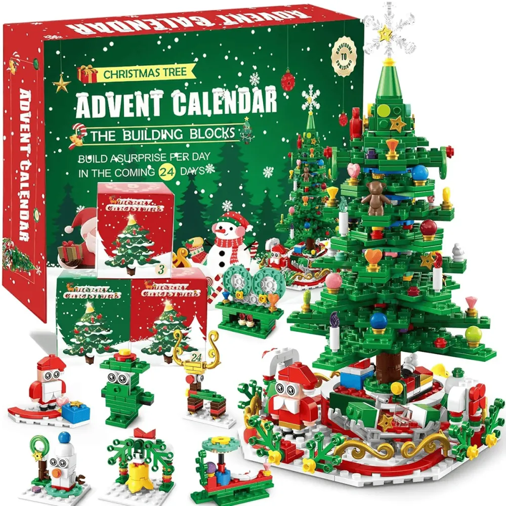 Christmas Advent Calendar Building Blocks | 24 Days Countdown Blind Box