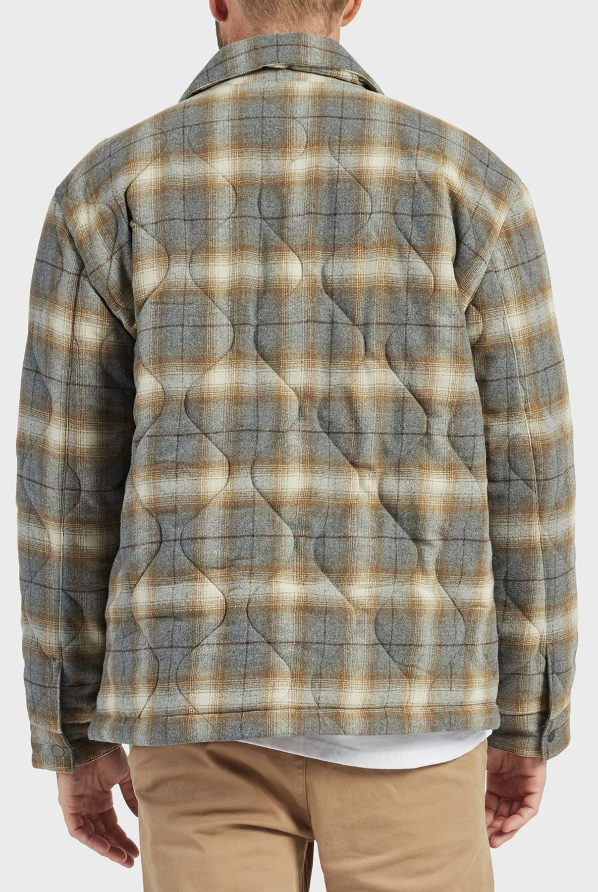 Plymouth Quilted Jacket-Titanium grey