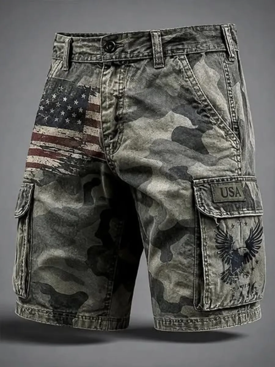 Men's America 250th Anniversary Shorts With Pockets