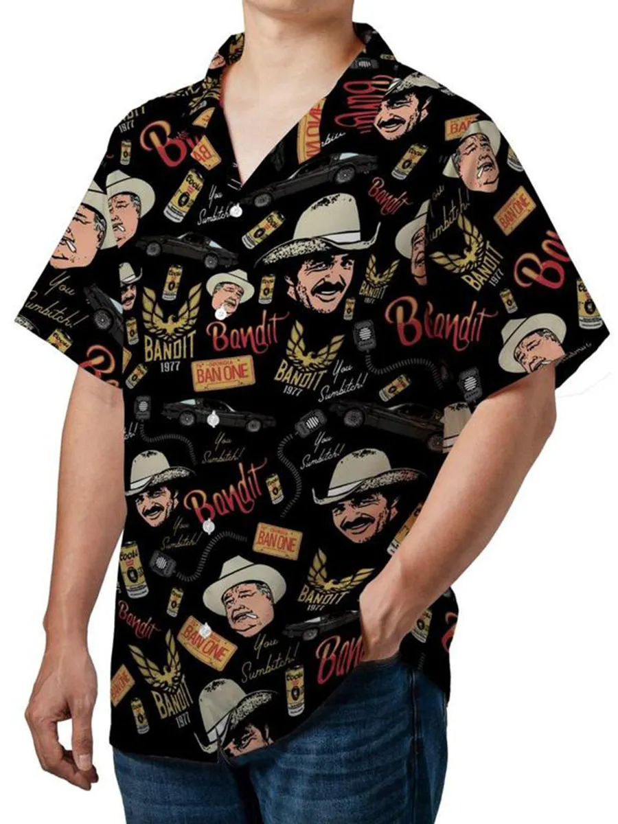 💥LAST DAY SALE 50% OFF💥Sm0key and The Bandit Hawaiian Shirt