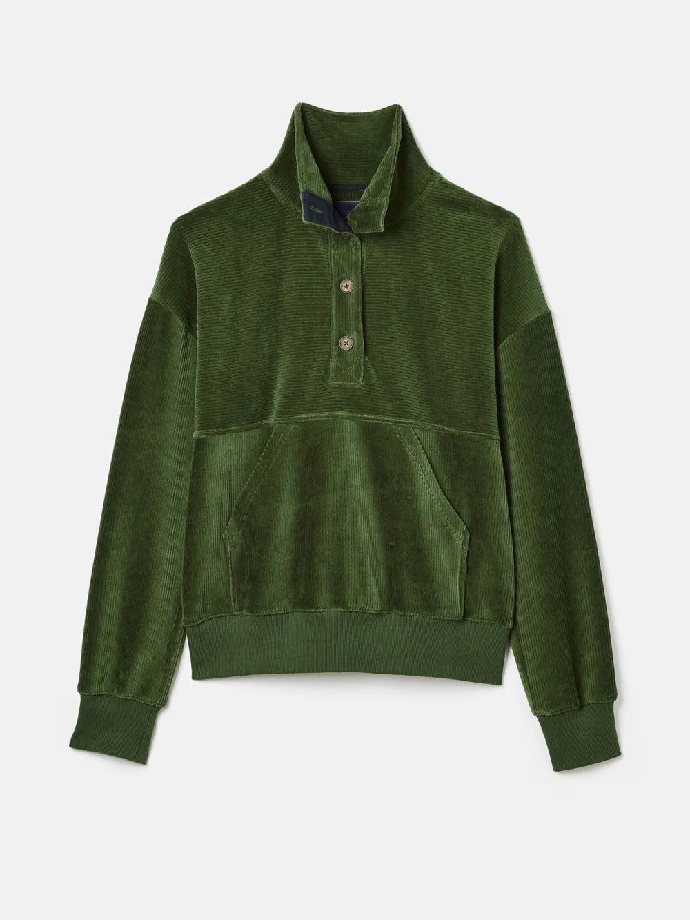Green Corduroy Sweatshirt
