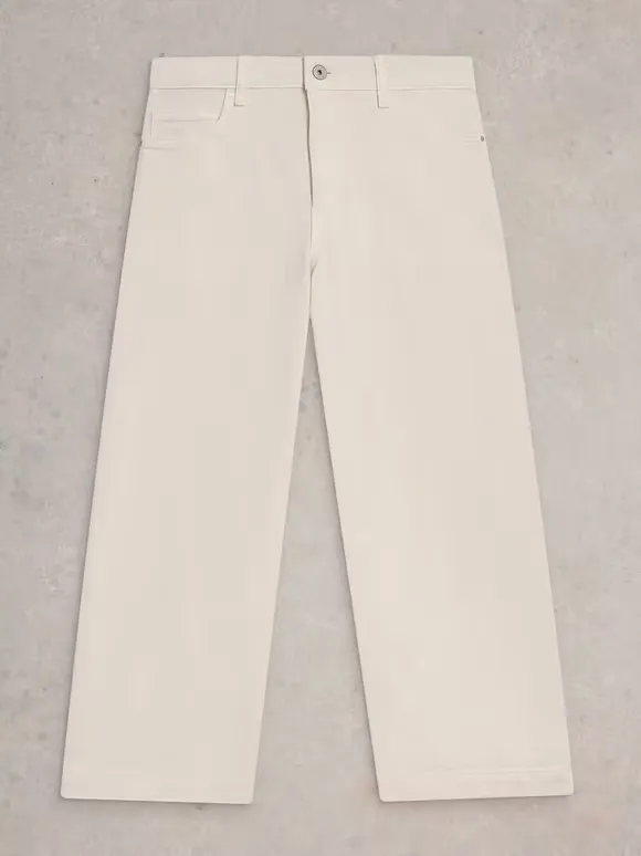 Cropped Wide Leg Jean