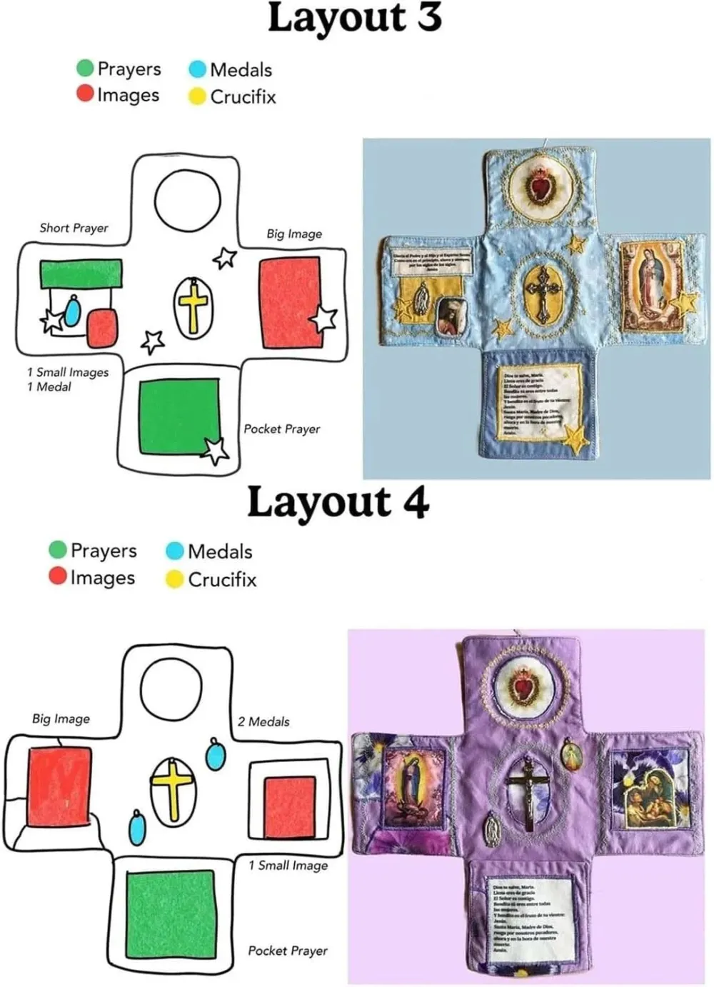 Cross Handmade Pocket