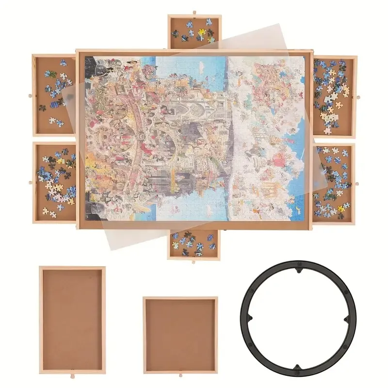 Creative Wooden Colorful Puzzle