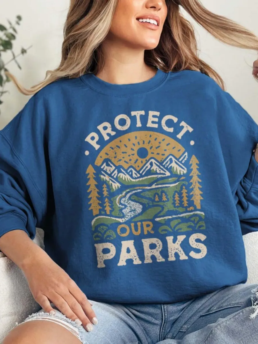 Vintage Park Printed Sweatshirt