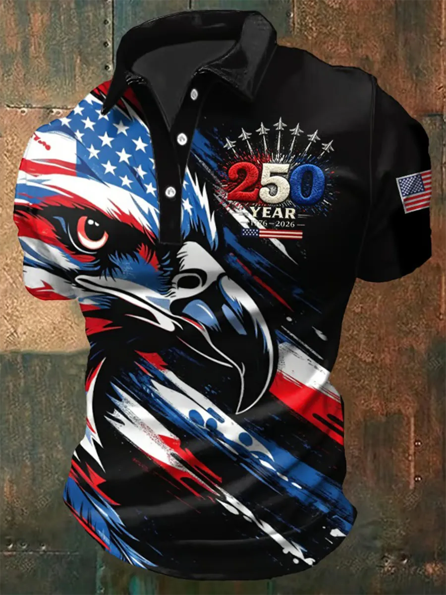 Men's 250th Anniversary Celebration Printed Polo Shirt