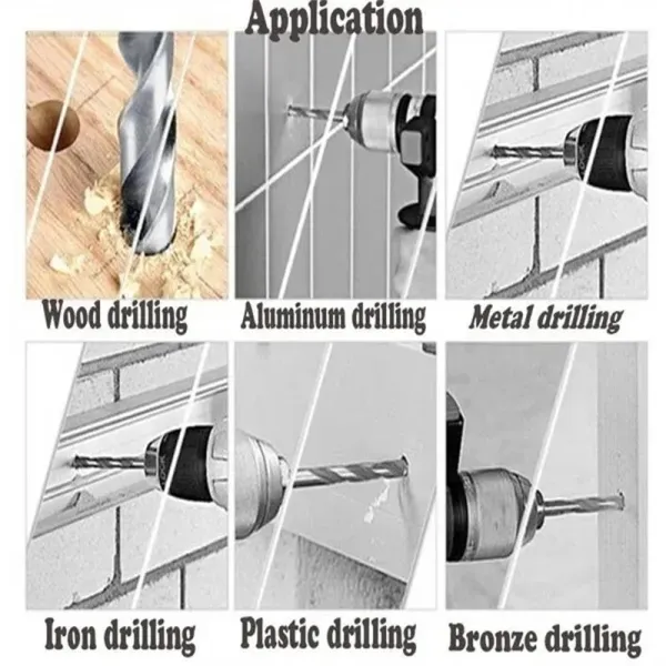 Twist Drill Bits with Titanium Coating