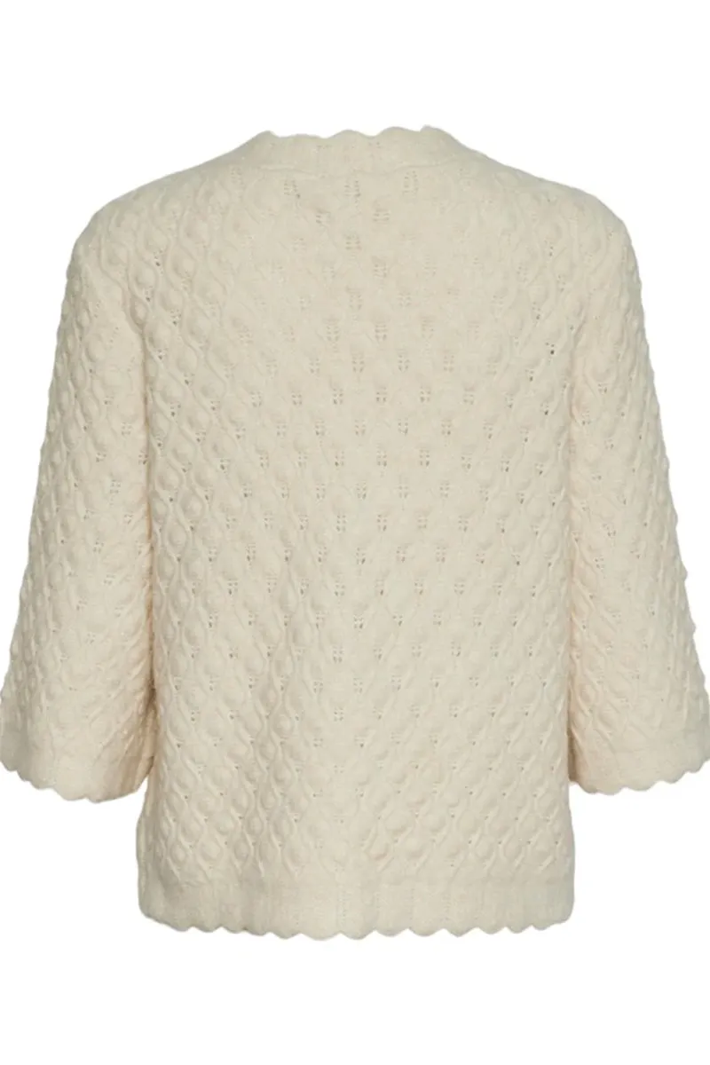 Bow Accentuated Cropped Knitwears