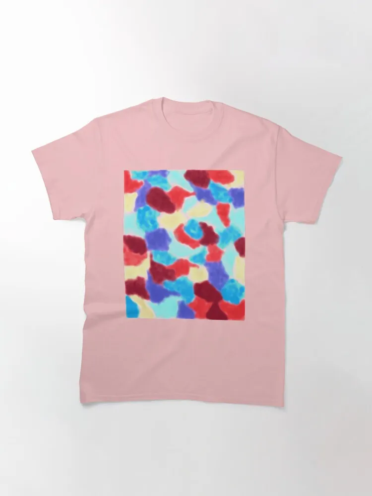 Tye Dye Look Multi Color Classic T-Shirt