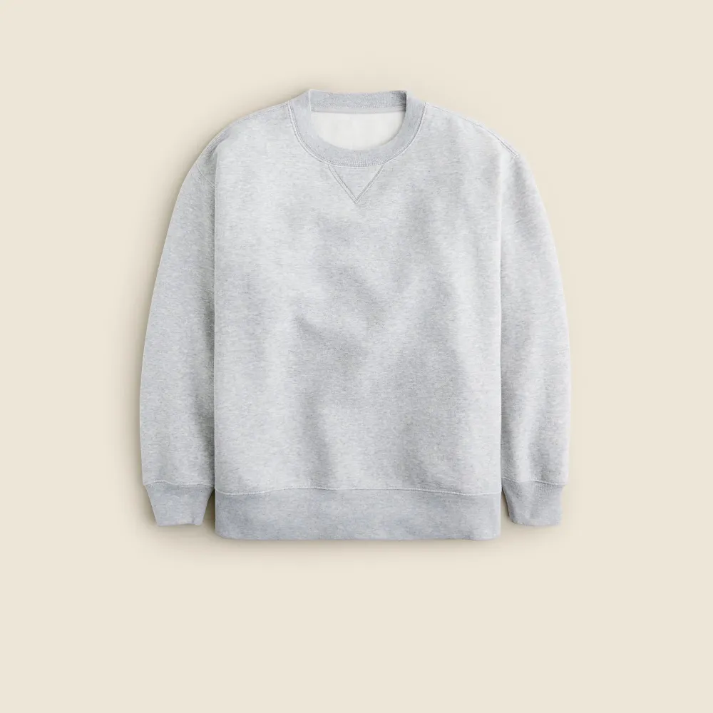 Fleece Oversized Crewneck Sweatshirts