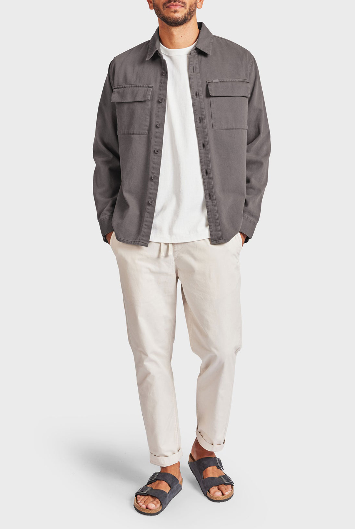 Essential Overshirt- Dutch blue