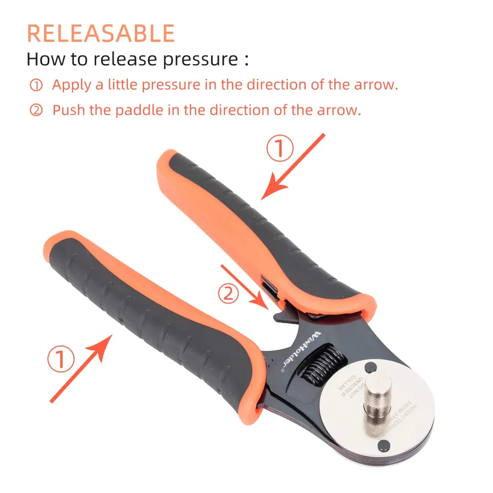 4 Way Indent Ratcheting Crimper