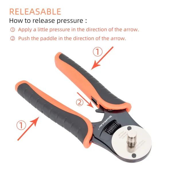 4 Way Indent Ratcheting Crimper