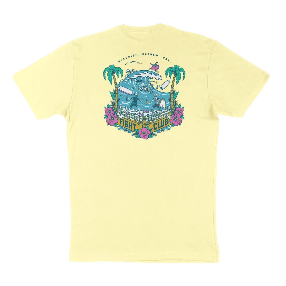 Tropical Round-Neck Printed T-Shirts