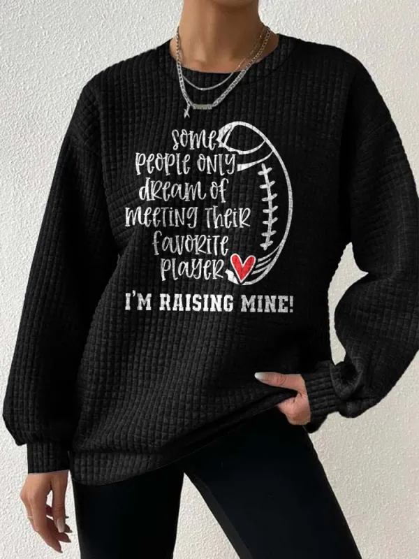 Slogan Letter Printed Sweatshirts