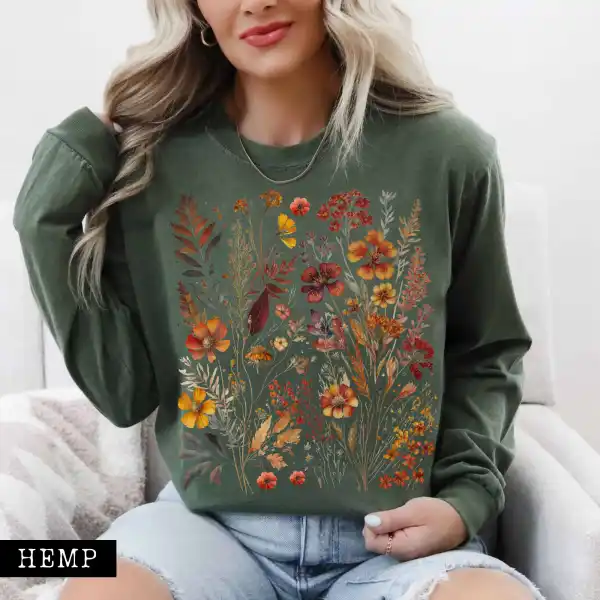 Cottagecore Fall Long sleeve Tee