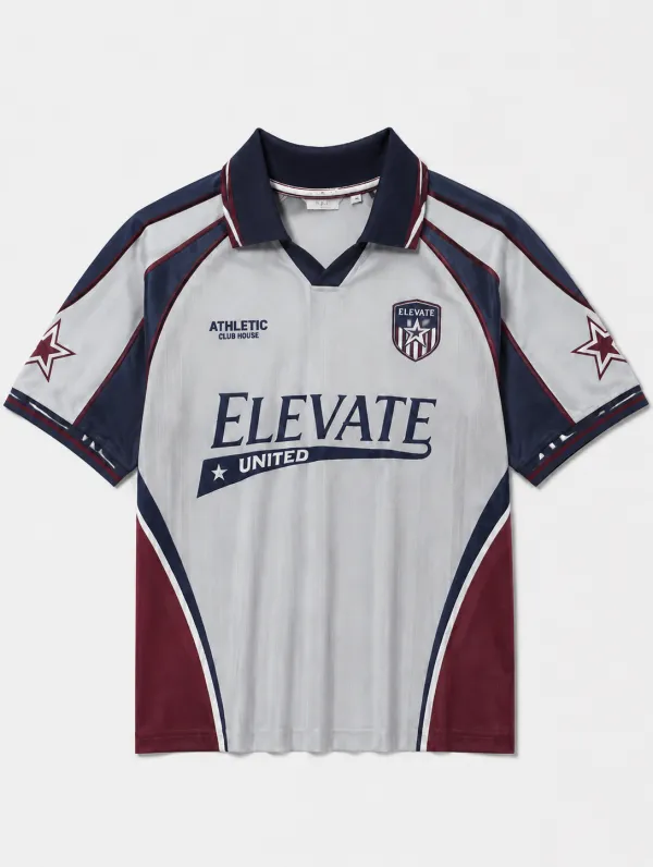 Unisex Athletic Club House Elevate United Star Printed Polo Shirt