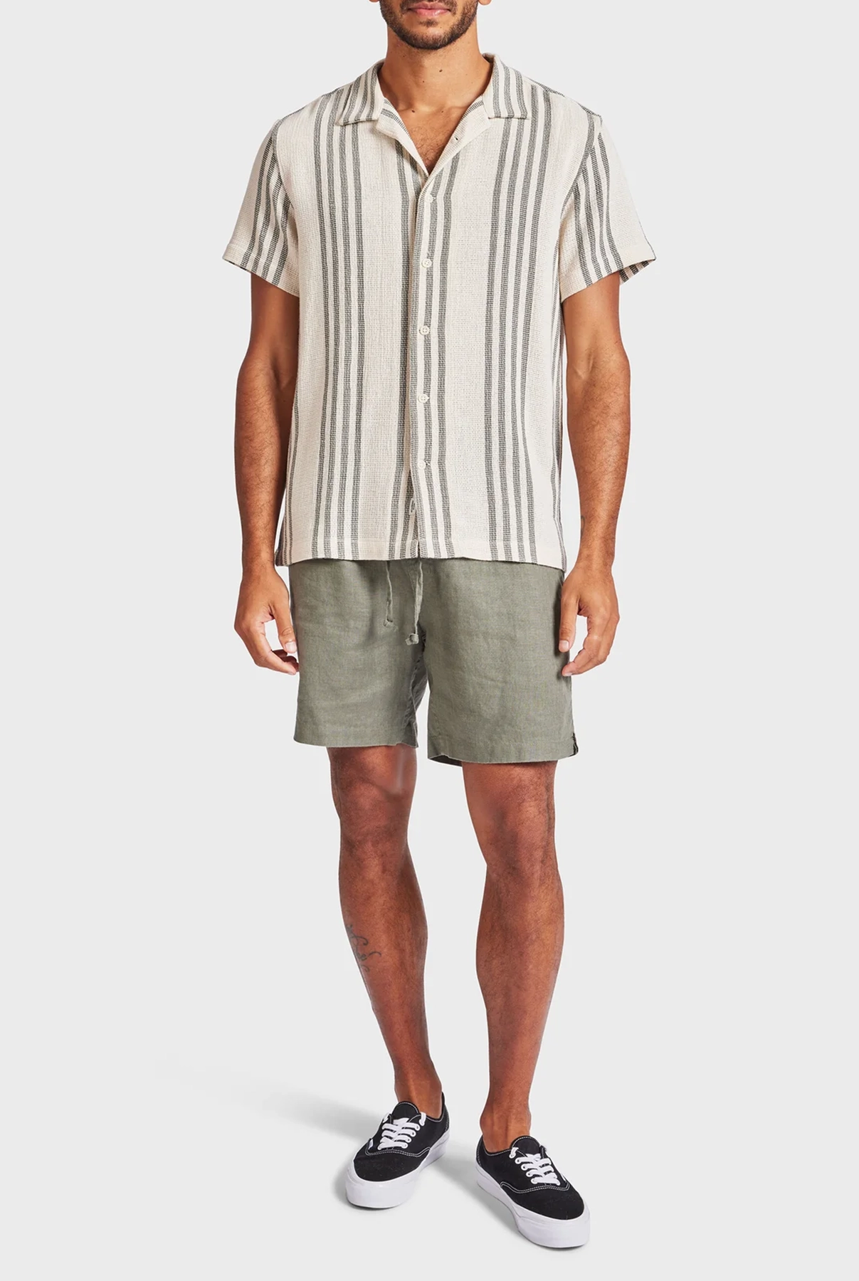 Riviera Linen Short-Bluegrass
