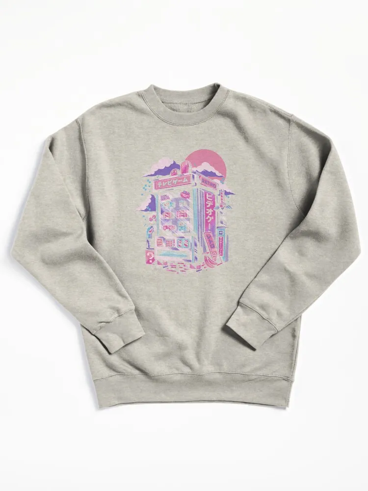 Retro Gaming Machine Pullover Sweatshirt