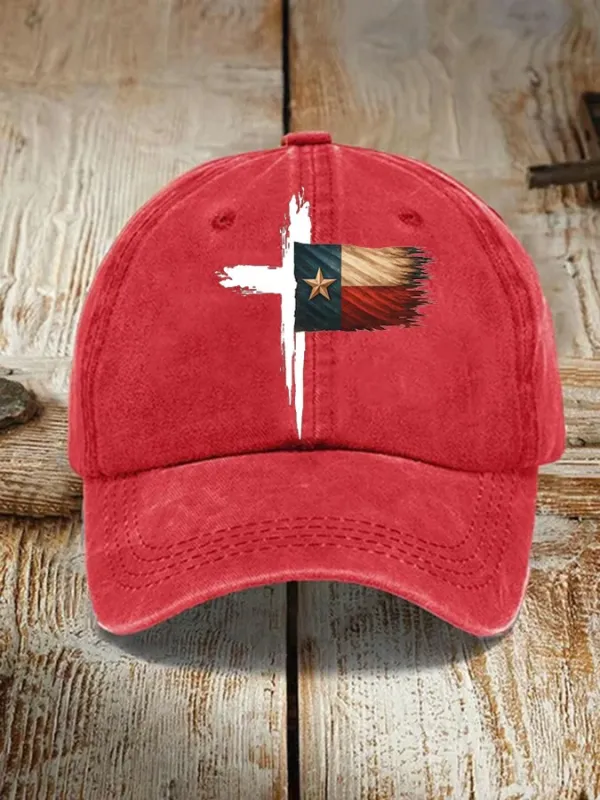 Unisex Texas Faith Printed Hats