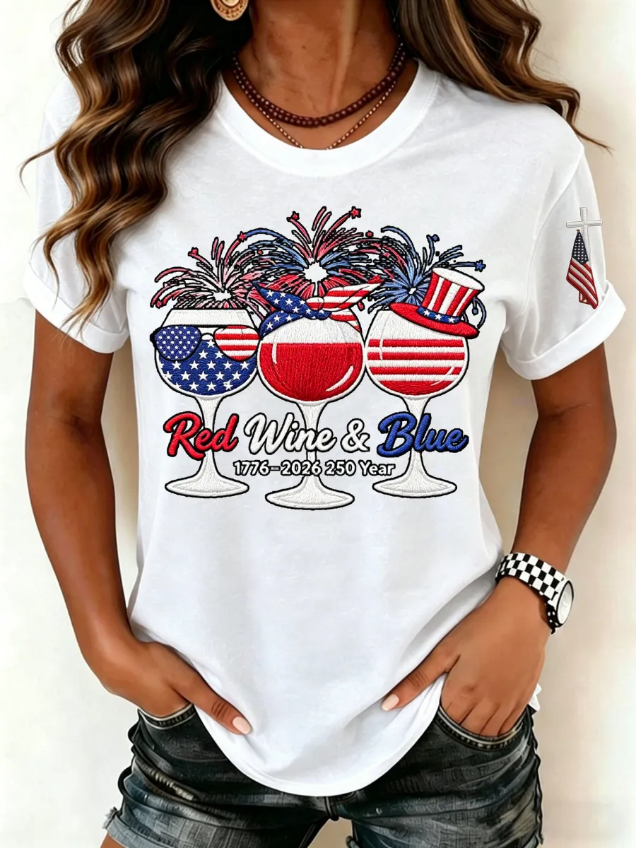 Women's American 250th Anniversary Printed T-Shirt