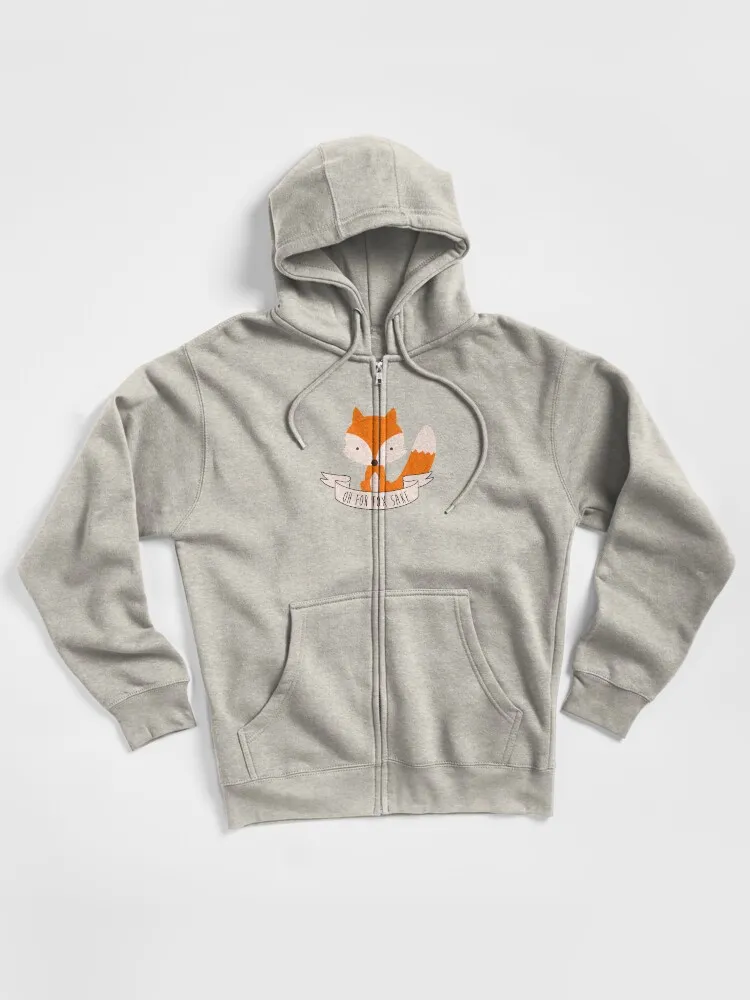 Oh For Fox Sake Zipped Hoodie