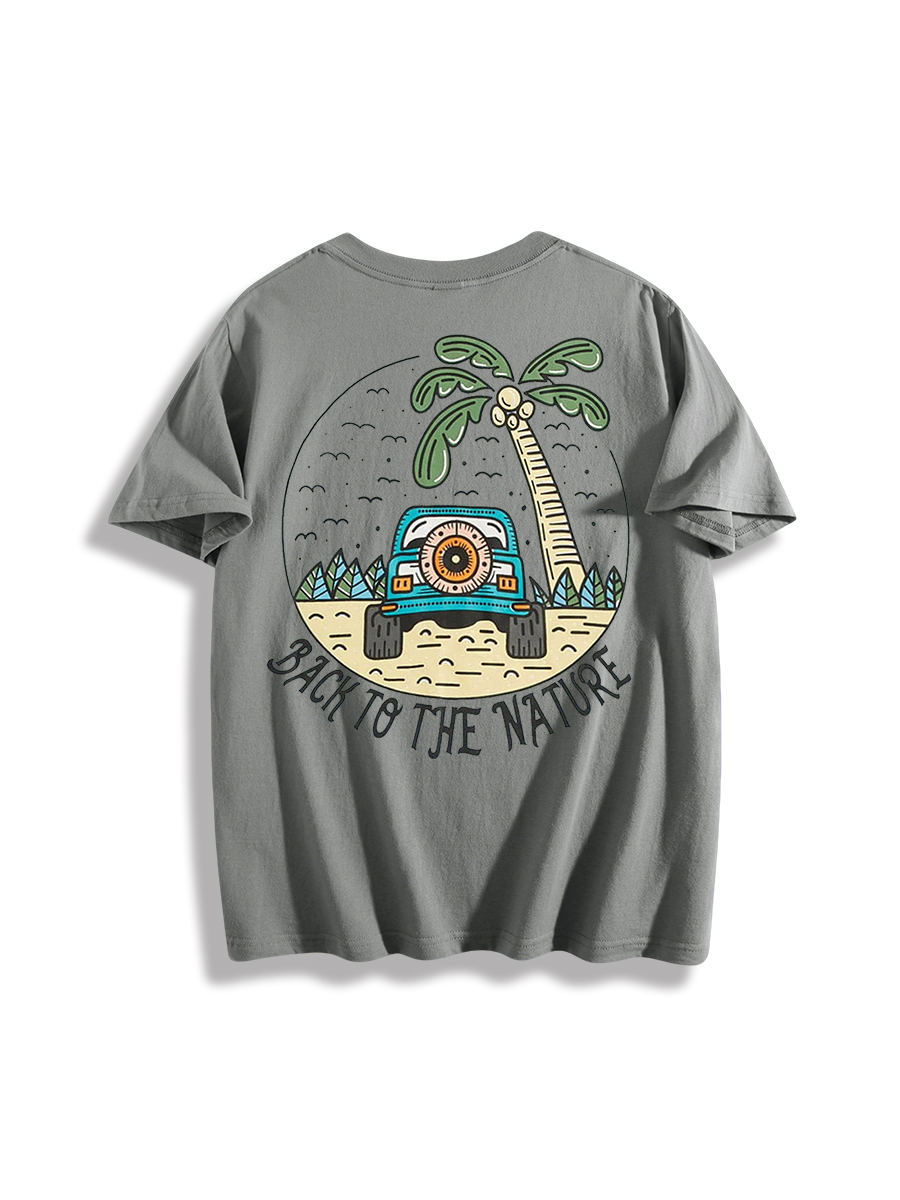 Nature Backing Adventure Graphic T-Shirt